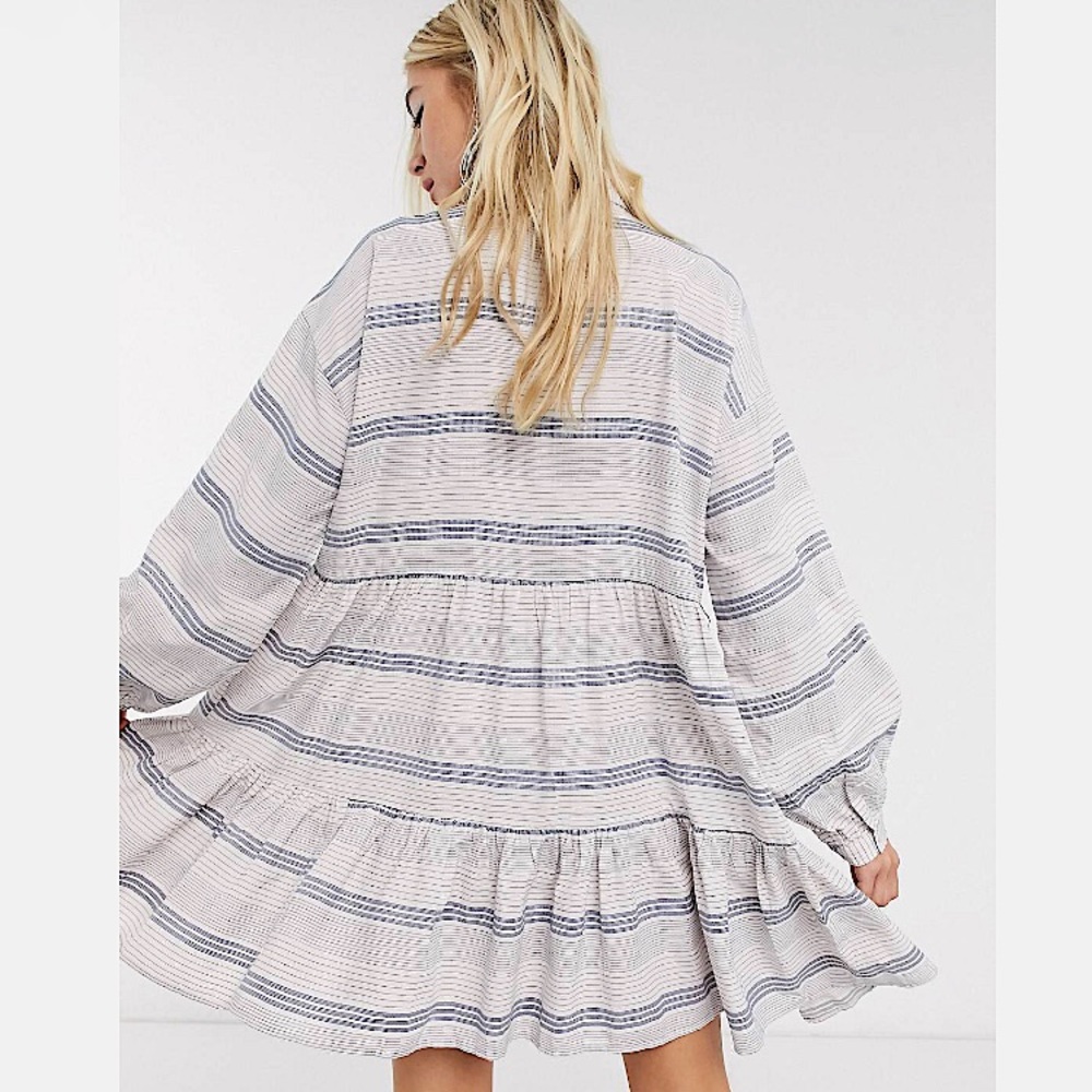 NWOT ASOS Only Smock Shirt Dress in Multi